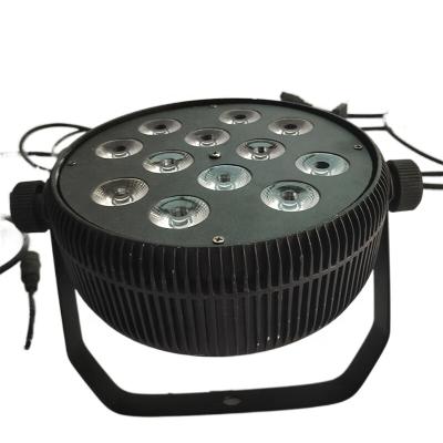 China Hot Sale Residential New Products 12PCS LED RGBW NEW PAR PLASTIC Light For Stage Light Stage Light for sale