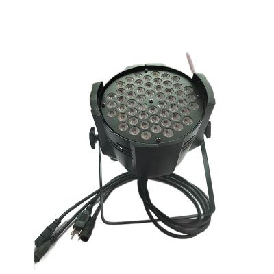 China Hot sale 54pcs hotel led 3watt rgbw color led par stage light for sale