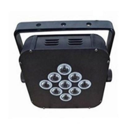 China Hot Selling 9PCS 12W RGBWA 6 UV Stage In 1 LED Wireless&WiFi Battery LED PAR Light for sale