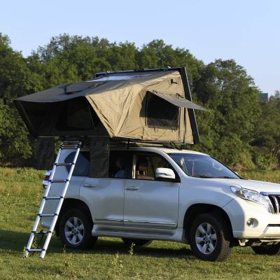 China Aluminum Hard Shell Top Car Roof Top Travel Tent Off Road Canvas 4x4 Camping Foldable Outdoor Waterproof Fordable 4wd suv for sale