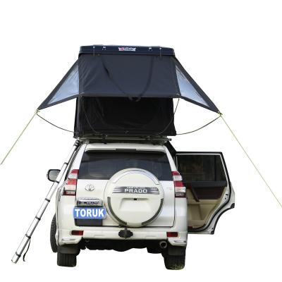 China Extended Type ABS Car Trailer 3-4 Person Side Open Triangular Roof Portable Top Tent 4x4 SUV Hardshell Off Road Camping for sale