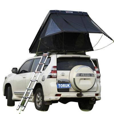 China Extended Type SUV 4x4 Hardshell Off Road Side Car Vehicle Trailer Triangular Roof Top Camper On Land Camper Tent for sale