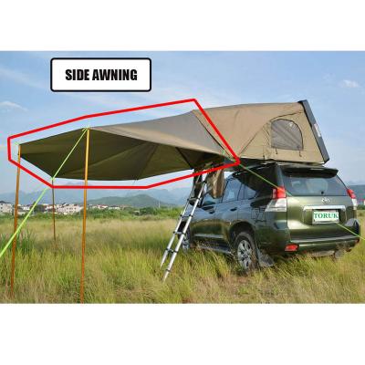 China Extended Type Portable Waterproof Car 4x4 Person 3-4 SUV Roof Top Shell Canvas Camping Trailer Tent On Off Road Hard Land for sale