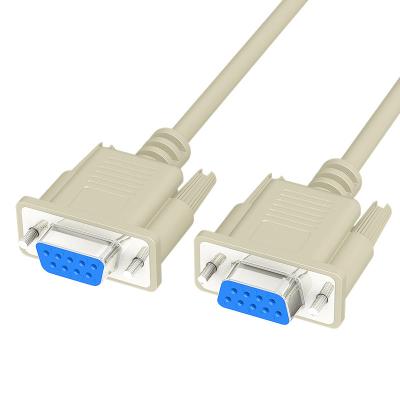 China High Quality COMPUTER ANERA RS232 DB9 Female To Female Serial Extension Connecting Cable 2m for sale