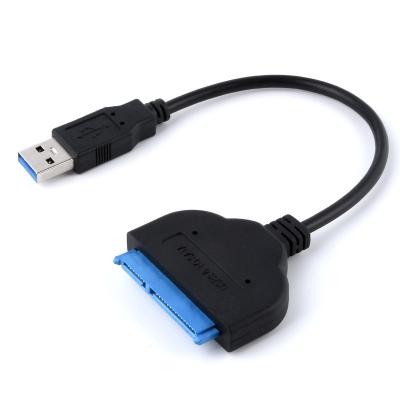 China High Speed ​​SATA Hard Disk ANERA USB 3.0 To Sata 22pin Adapter Cable For 2.5 Inch Sata Hdd SSD With USB-C Connector for sale