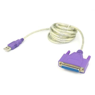 China ANERA COMPUTER USB 2.0 to parallel 25P printer Converter Adapter Cable to connect old parallel printer to USB A male port for sale