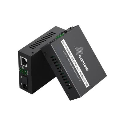 China Contele 100Mbps 1XSC 1XRJ45 (ab) 20KM single mode single mode fiber factory price OEM fiber media converter AN-Contele-100/AB for sale