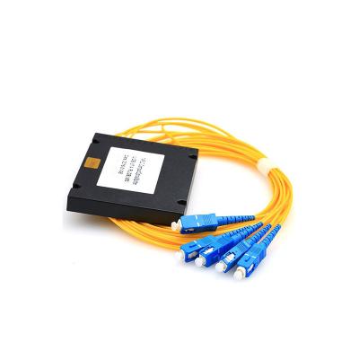 China FTTH SC UPC Fiber Optic Equipment 1260 to 1650nm FTTH PLC Fiber Optic Splitter 1x4 1x8 1x16 1x32 1x64 for sale