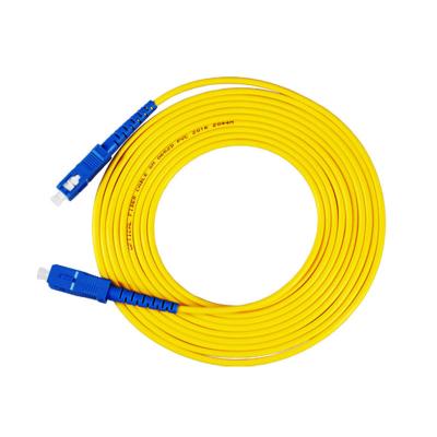 China SC-SC Simplex Single Mode Fiber Optic Cable FB-100 for sale