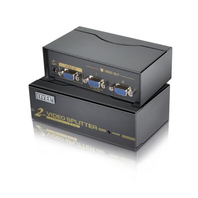 China Small High Performance 2 Port Auto VGA Splitter Switch 1 Input 2 Output 130*70*40MM for sale