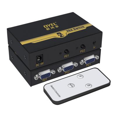 China Hot Selling 2 Input 1 Output VGA Switch Support 2x1 VGA Plug and Play Switch EL-S21B for sale