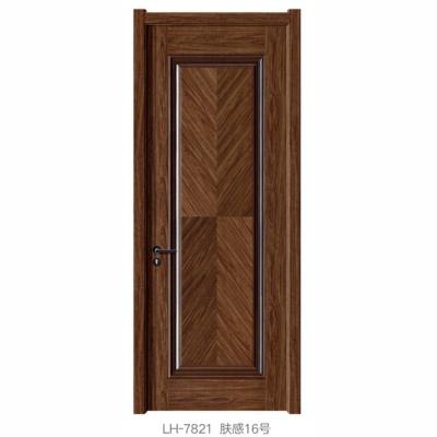 China Popular Design Melamine Paper Decoration MDF Molded Wood Door Skin for sale