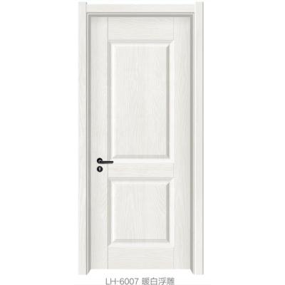 China Decorative 2 Panel Design MDF/HDF Interior Molded Wooden Board Door Cladding Panels for sale