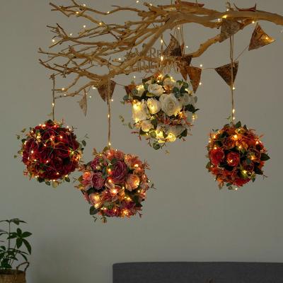 China Wholesale high quality artificial flower ball 2022 factory price wedding arch decoration home decoration for sale