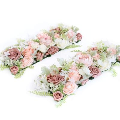 China Fashional Artificial Flowers Wedding Flower Arrangement 2 pcs in Rose Flower Arrangements Sweetheart /Head/Reception/Table Centerpieces Table Decorations for sale