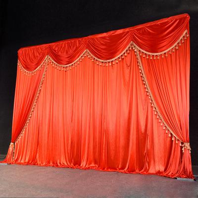 China Party Wedding Decoration 2022 Good Quality Bride Wedding Photography Chiffon Curtain Sheer Backdrop for sale