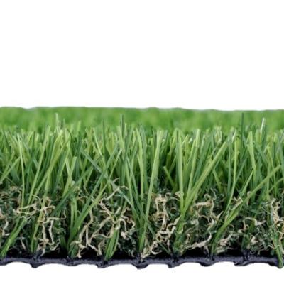 China 50 mm Alturas de pila Paisaje interior / exterior Césped artificial personalizado para campos de fútbol o áreas de paisaje en venta