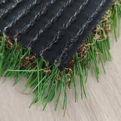 China Landscape Leisure Non Infill Synthetic Turf With 180 Stitches/M And 30mm Pile Height for sale