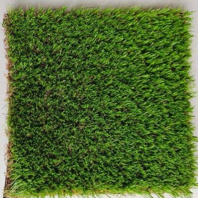 China 9600 Dtex 18900 High Density Landscape Leisure Artificial Grass Mixing Straight And Curved Grass for sale