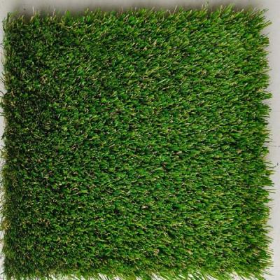 China Three Types Of Grass Shapes Mixed 38mm Outdoor Green Artificial Grass With Low Maintenance and excellent texture for sale