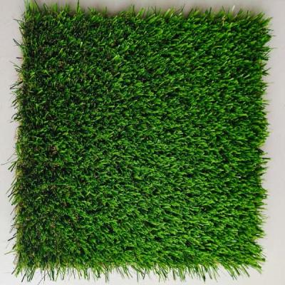 China Multi Functional Green Artificial Grass 30mm pile height With PU coating and double PP backing for sale