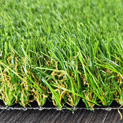 China Non Polluting Tennis Artificial Turf 40mm Green Artificial Grass With 3/8 Gauge for sale