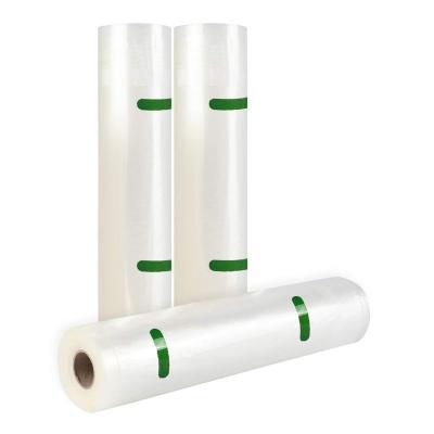 China Traditional Food Packaging Bag Texture Vacuum Sealed Vacuum Roll 28*5m/roll In Stock On Sale Vacuum Packing Roll for sale