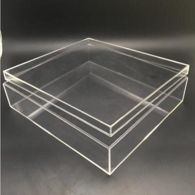 China Hot Selling Morden Custom Acrylic Countertop Display Acrylic Rotating Jewelry Display Case for sale