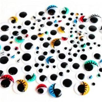 China Various Size Environmental Protection Toys Use Safety Googly Wobbly Plastic Googly Eyes for sale