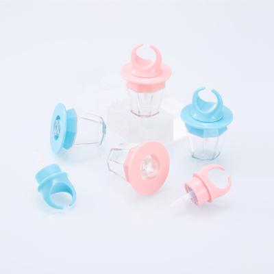 China 2020 New Arrival 8ml Cute Ring Lip Gloss Container KIDS Lip Gloss Ring Shape Empty Cosmetics Packaging for sale