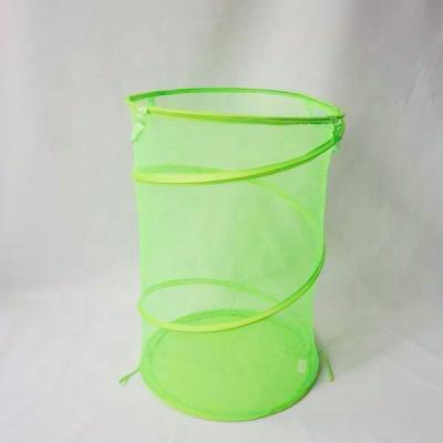 China Collapsible Automatic Spiral Laundry Basket for sale