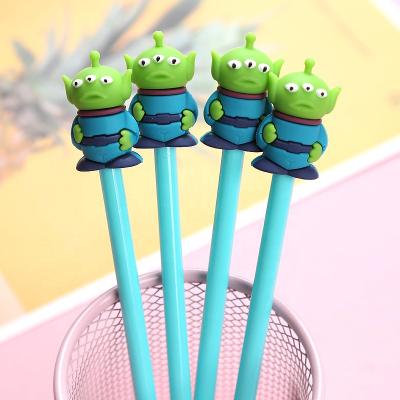 China Normal cute cartoon pen with gel ink school stationery for wholesale for sale