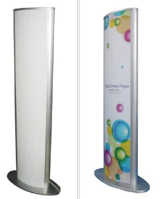 China Business sign Poster Stand for Floor, Double Sided,Revolving Floor Lightbox,Lightbox Tower for sale