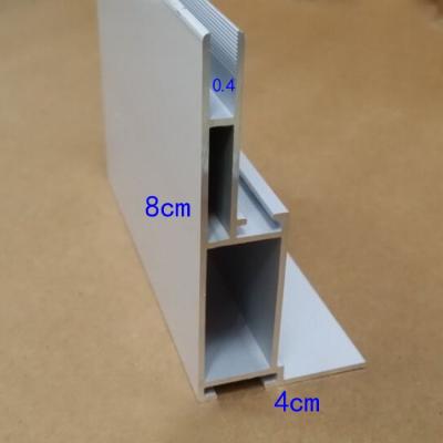 China 8cm signle side  aluminum profile anodized fabric tension display sign box indoor premium advertising sign display for sale