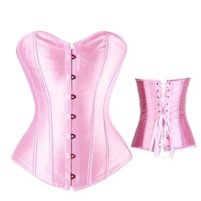 China Anti-Bacterial bridal dress belly court corset tights steel buckle belt shape wear waist lace up dress corset for sale