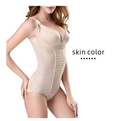 China Anti-Bacterial Six-breasted body shaper women's belly reduction breast support corset large size plastic waist bottoming body sculpting vest for sale