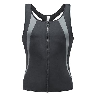 China Adult Hot Sale Body Organizer Belly ShaperMen Neoprene Sweat Shaping Vest for sale