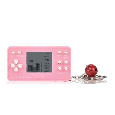 China Promotional Game Machine Mini Lovely Handheld Tetris Bricks Plastic Classic Game Console Toy Keychain 54.5*47.5*51cm for sale