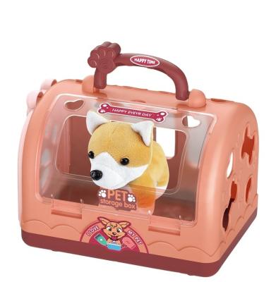 China New Products Educational Toy Interactive Pretend Play Beauty Dress Up Plush Dog Cage 76.5*37.5*58.5 for sale