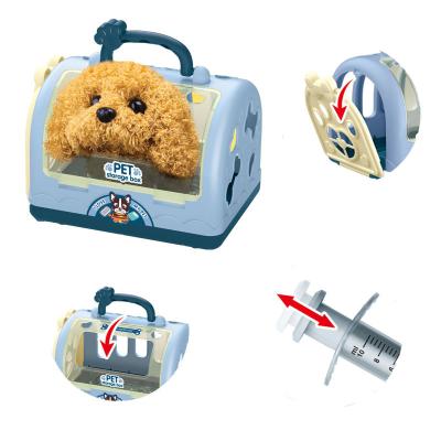 China Plastic Spot Goods Role Play Pretend Doctor Interactive Kids Plush Plastic Electric Dog Doctor Educational Toy for sale