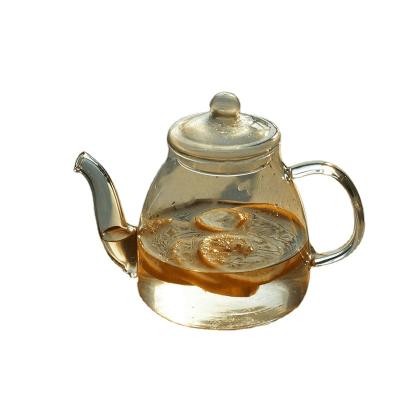 China Factory Viable New Product Luxury Glass Tea Kettle For Boiling Water Outdoor New Glass Teapot For Home for sale