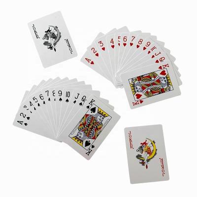 China Customized Waterproof Durable Full Color Printing Logo Card PVC Poker Playing Card With Box Printing for sale