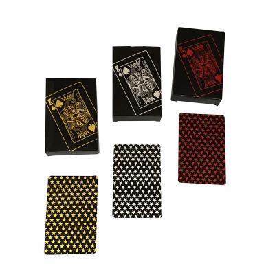 China Durable Custom Logo Printing Picture Game PVC Materials Playing Poker Cards for sale