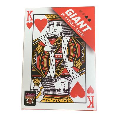 China Hot Selling Durable Custom Design Giant Paper High Quality Playing Cards for sale