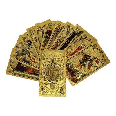 China Eco-friendly material custom printing deck wholesale high quality tarot cards with guidebook for sale