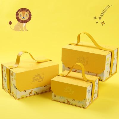 China Hot Selling Recycled Materials Boxes For Packing Baby Cosmetic Gift Packing Boxes Gift Portable Bestselling Cardboard Boxes for sale