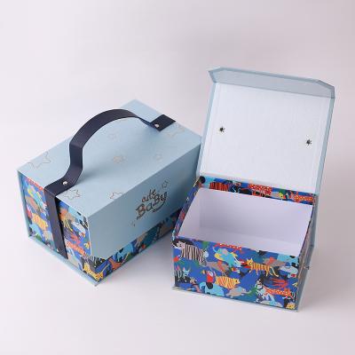 China Recycled Materials Snacks Storage Box Custom Portable Underwear Towel Packing Box Birthday Surprise Storage Box Gift Box for sale