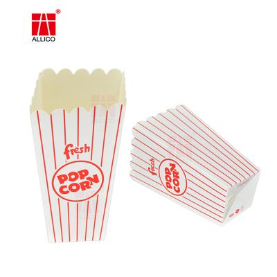 China Recycled Materials Wholesale Disposable Chicken And Chips Fast Food Grade Art Coated Paper Cardboard Take Away Food Packaging Box for sale