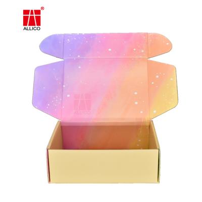 China Recycled Materials Wholesale Recycle Corrugated Fruit Packaging Mailer Box Vintage Shipping Cardboard Box for sale