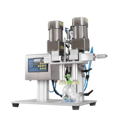 China Edelstahl-halb automatische pharmazeutische mit einer Kappe bedeckende Maschinerie-Ausrüstung zu verkaufen